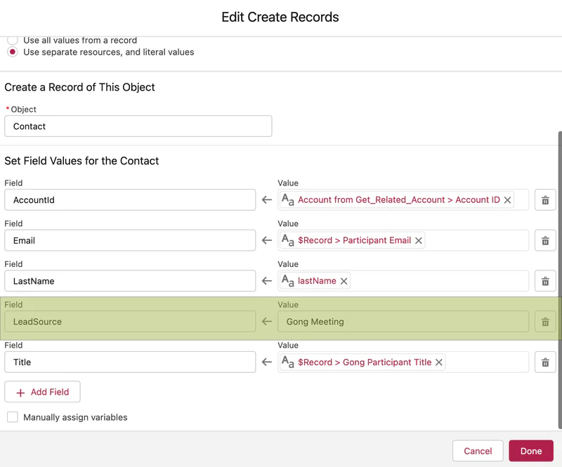 Add Lead Source to the record when you create it. Add Lead Source to the record when you create it.